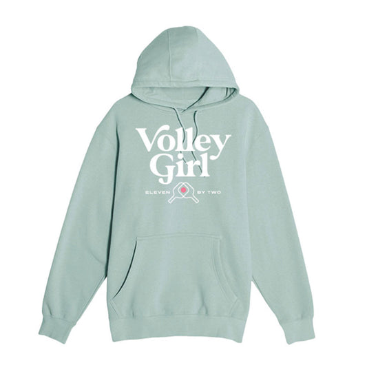 Pickleball ZER002 Volley Girl Hooded Sweatshirt - Unisex Charcoal
