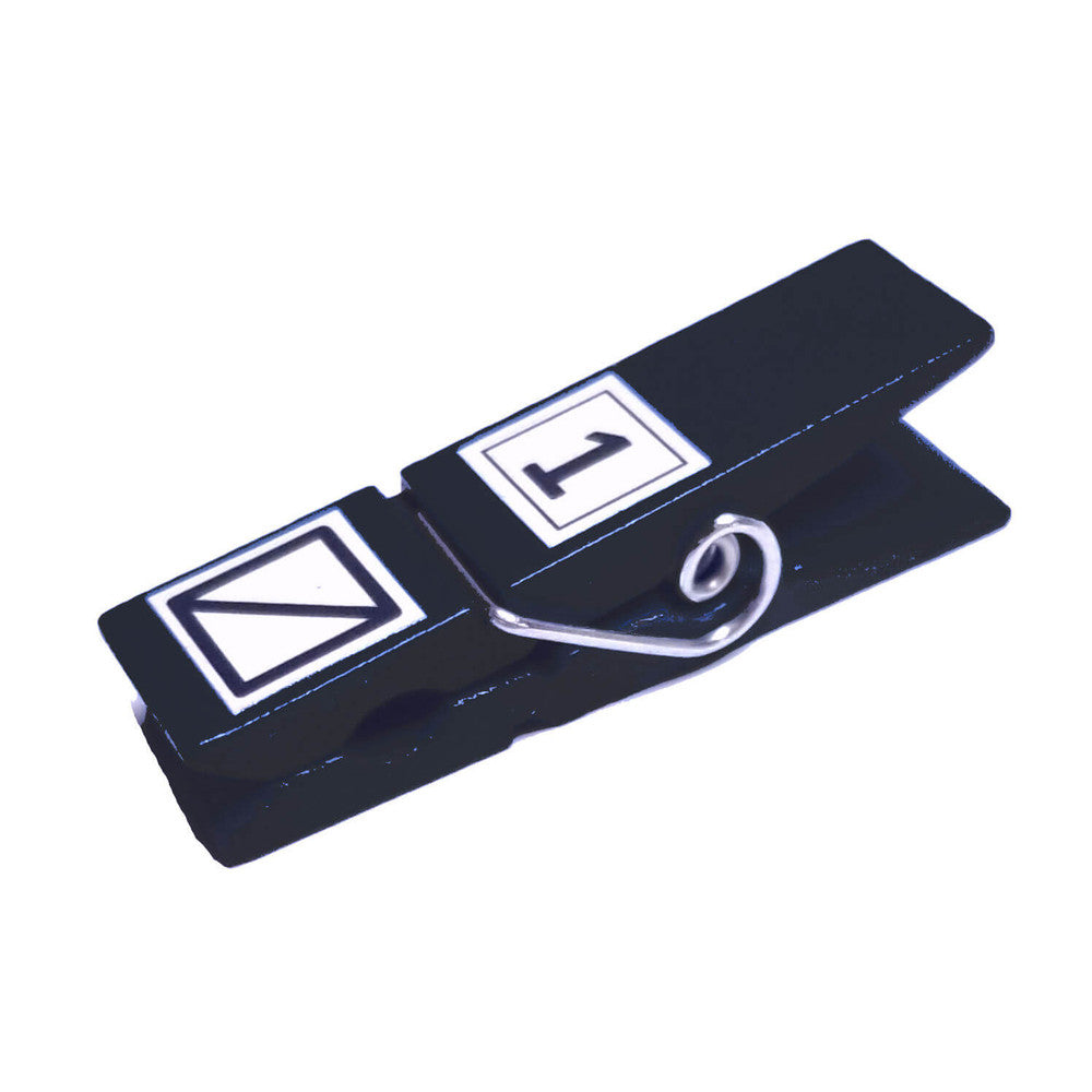 Pickleball Referee Score Clip Black