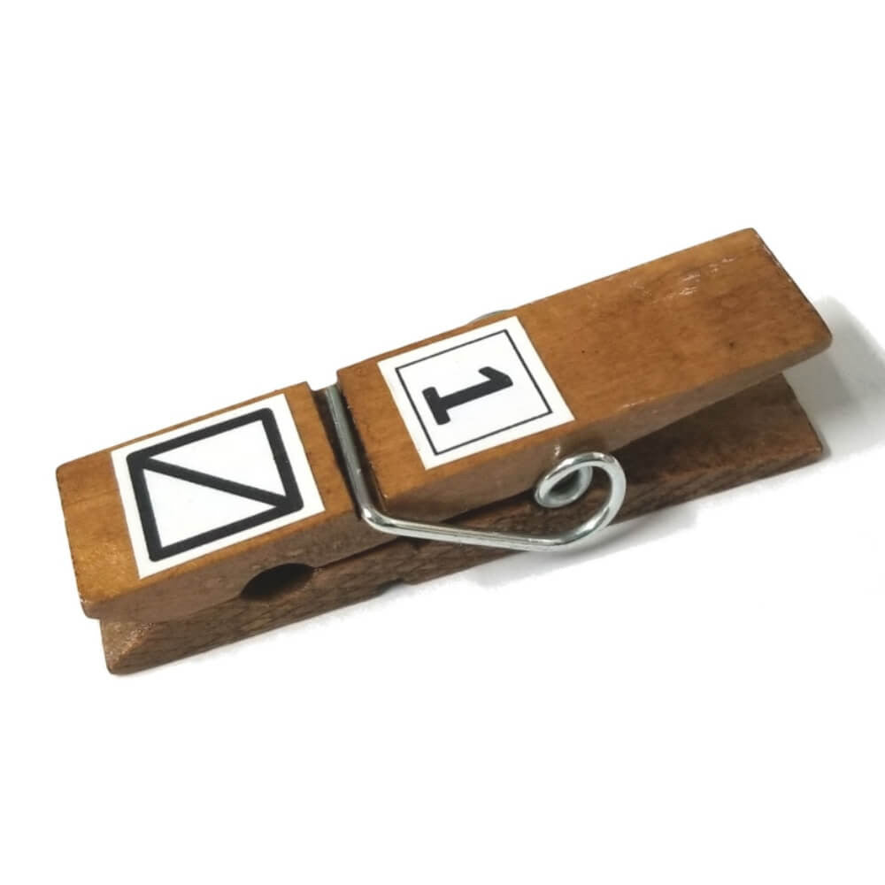 Pickleball Referee Score Clip Black