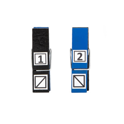 Pickleball Referee Score Clip Black