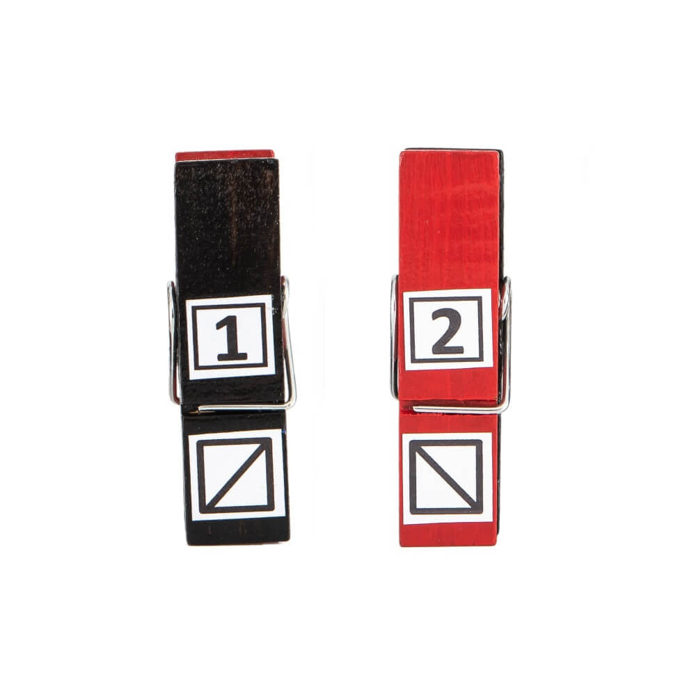 Pickleball Referee Score Clip Black