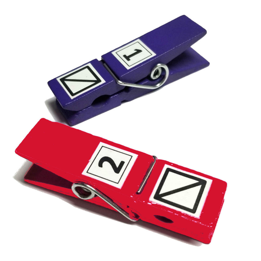 Pickleball Referee Score Clip Black