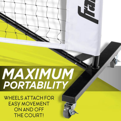 Pickleball Franklin Portable Pickleball Net System with Wheels