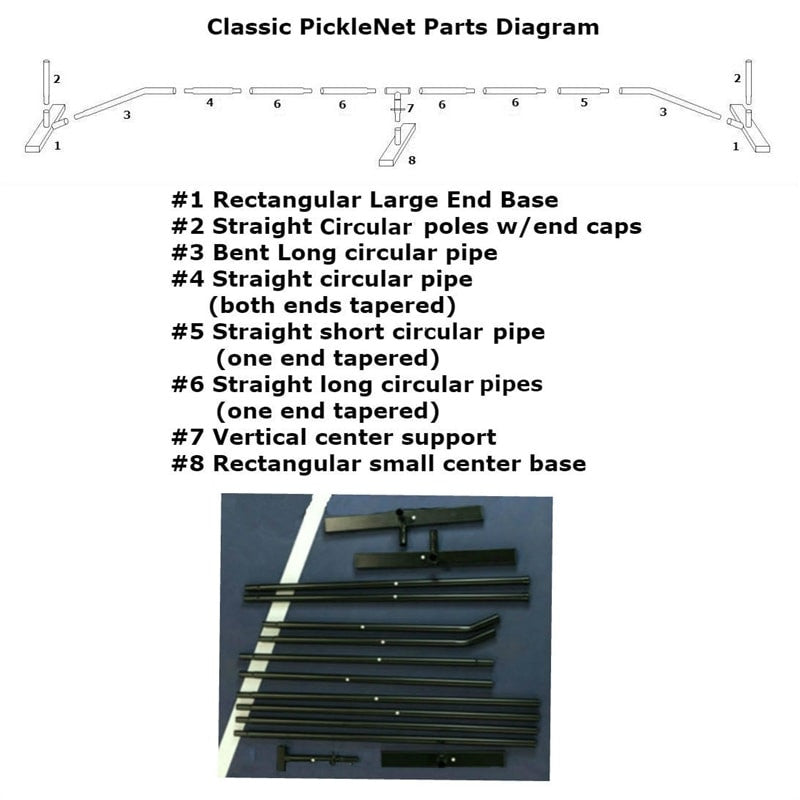 Pickleball Classic PickleNet Replacement Parts
