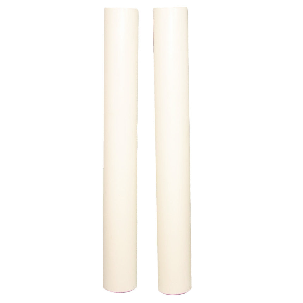 Pickleball PVC Net Post Sleeves Set of 2 with Caps