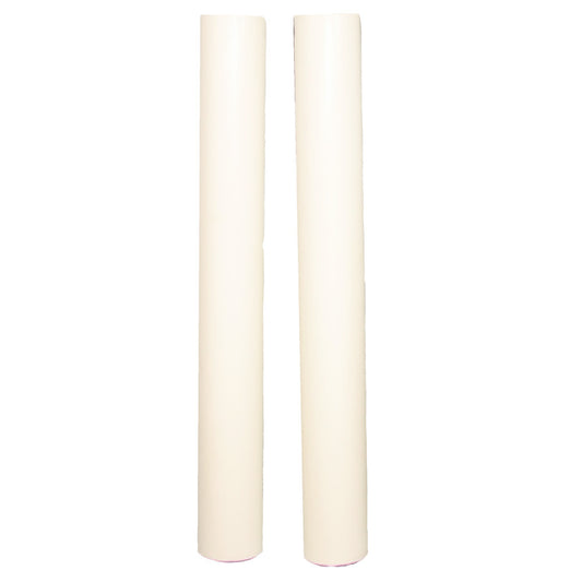 Pickleball PVC Net Post Sleeves Set of 2 with Caps