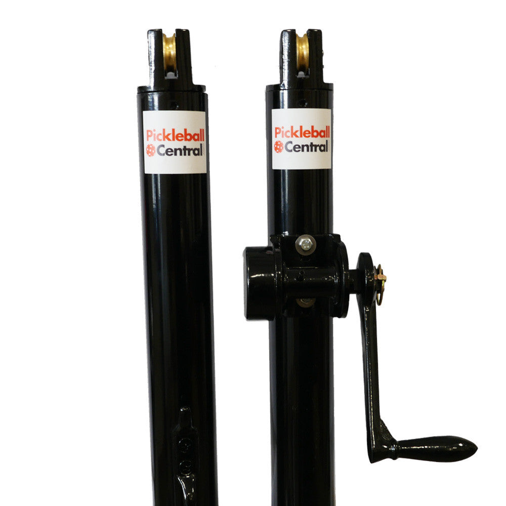 Pickleball PickleballCentral Heavy-Duty Pickleball Net Posts Black