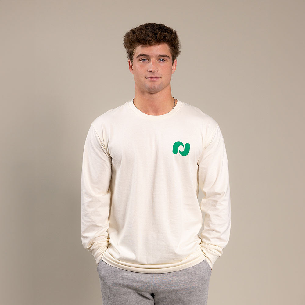 Pickleball Heritage Pickle Long Sleeve Tee - Unisex Pickleball Shirt Ecru