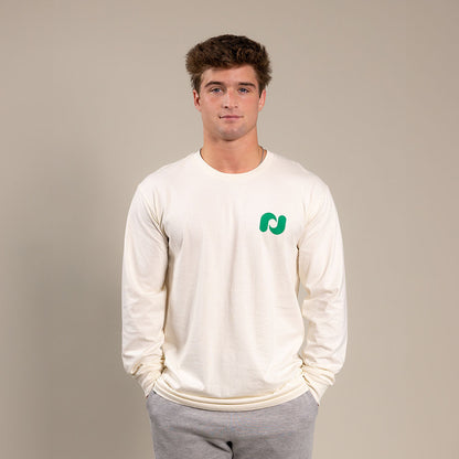 Pickleball Heritage Pickle Long Sleeve Tee - Unisex Pickleball Shirt Ecru