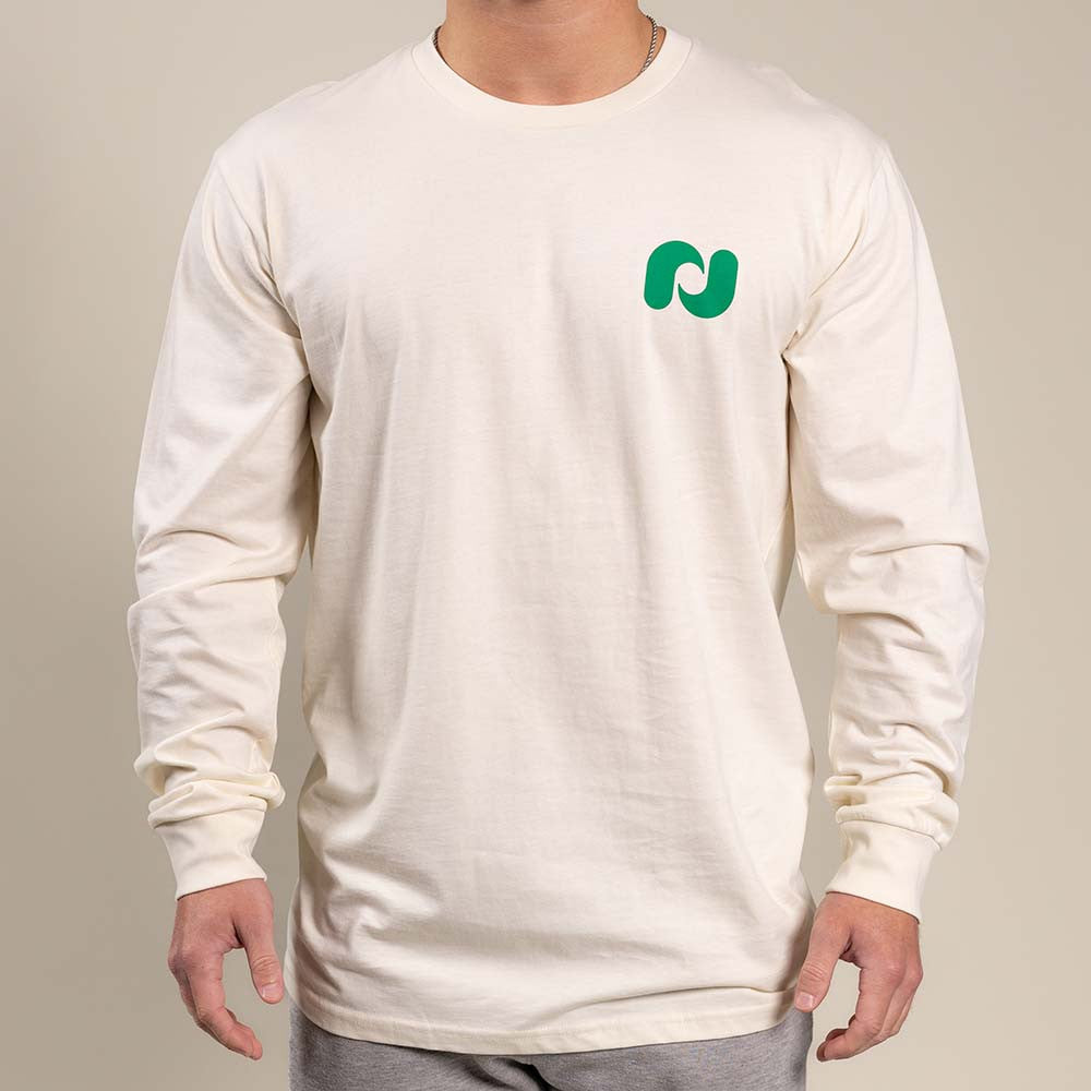 Pickleball Heritage Pickle Long Sleeve Tee - Unisex Pickleball Shirt Ecru
