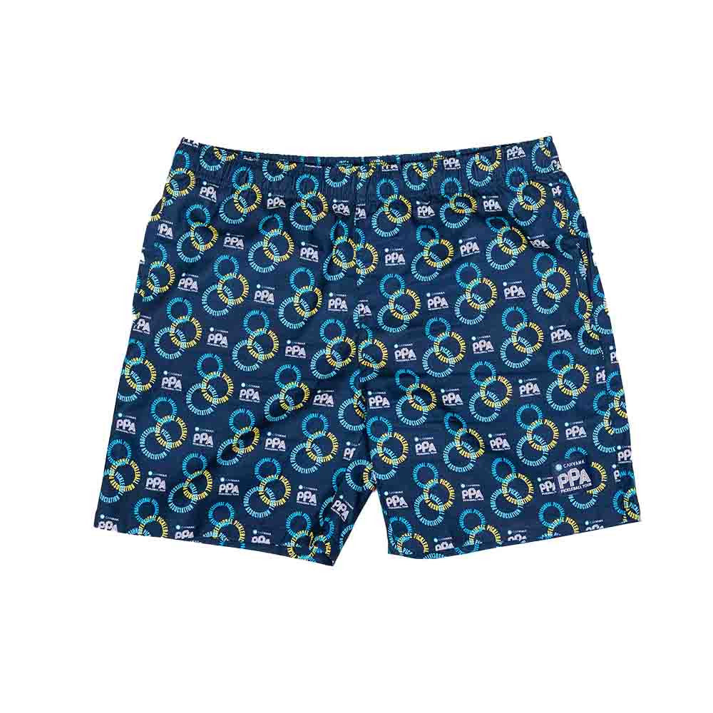 Pickleball PPa Circle Logo Shorts -  Unisex Navy