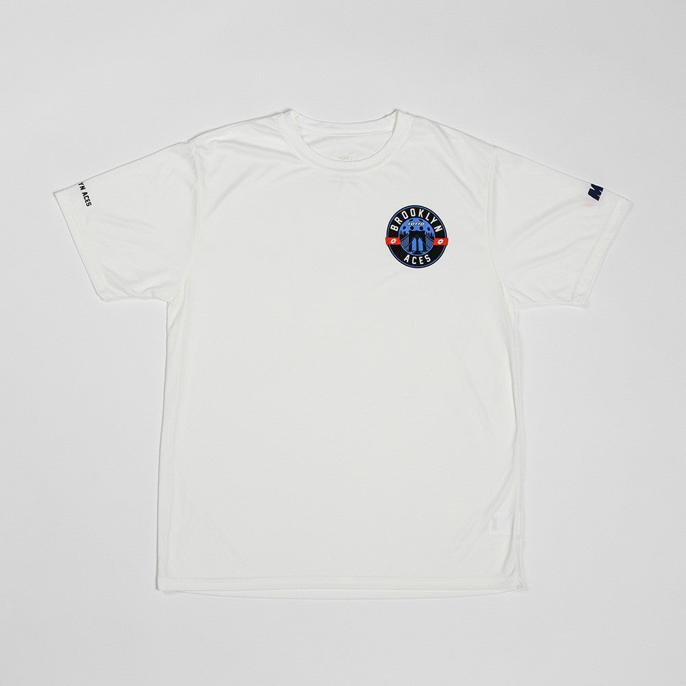 Pickleball MLP Brooklyn Aces Short Sleeve T-Shirt White