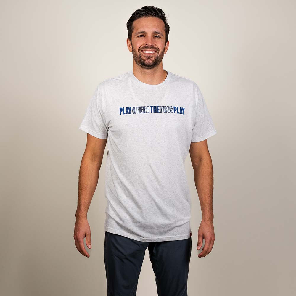 Pickleball PPa Pros Comfy T-Shirt - Unisex Heather Sapphire