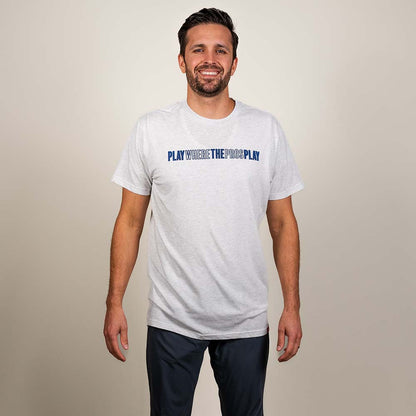 Pickleball PPa Pros Comfy T-Shirt - Unisex Heather Sapphire
