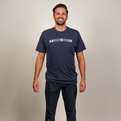 Pickleball PPa Pros Comfy T-Shirt - Unisex Heather Sapphire