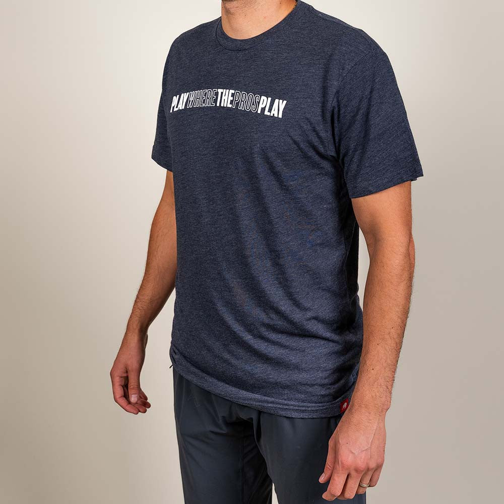 Pickleball PPa Pros Comfy T-Shirt - Unisex Heather Sapphire