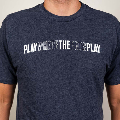 Pickleball PPa Pros Comfy T-Shirt - Unisex Heather Sapphire