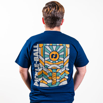 Pickleball Heritage Pickle-ball Paddle T-Shirt - Unisex Coal