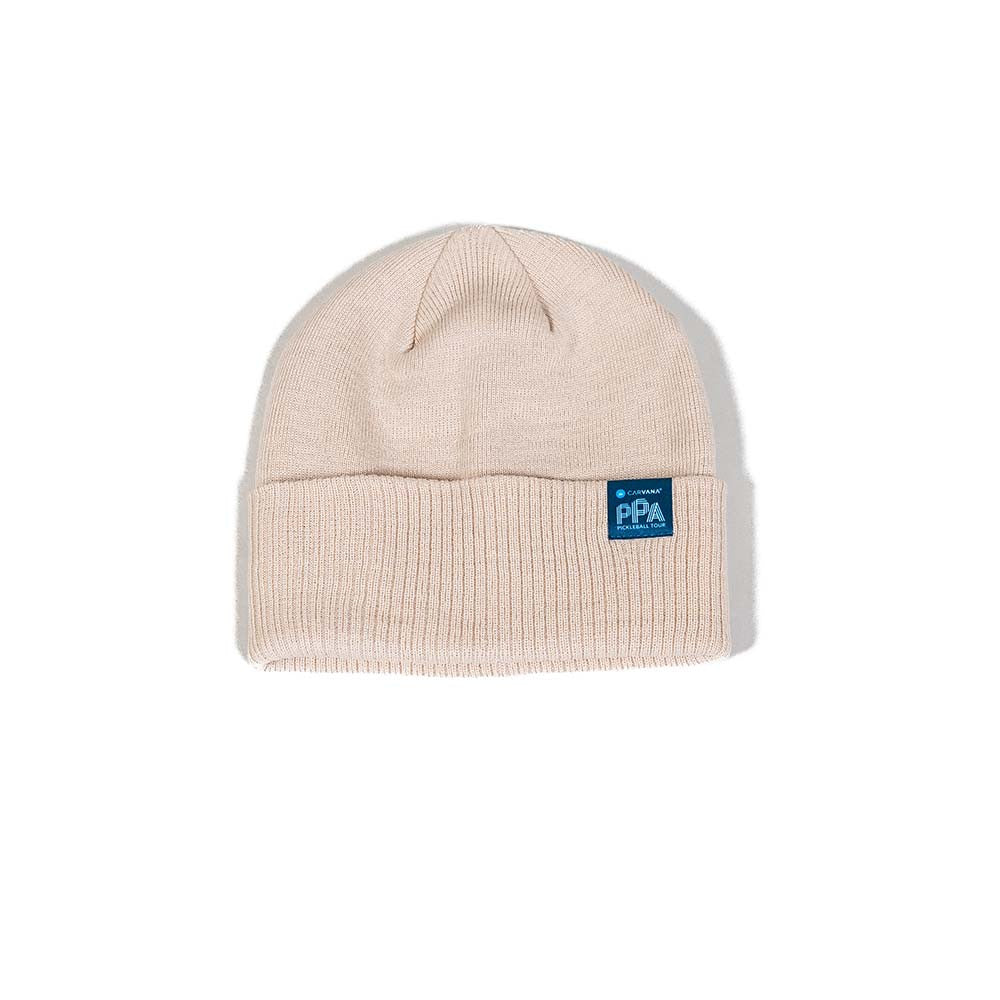 Pickleball PPa Cuff Beanie Cream