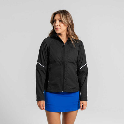 Pickleball erne Highland Windbreaker Jet Black