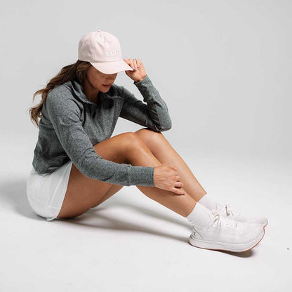 Pickleball  erne Malibu Cropped Hooded Pullover Carbon Grey Jaspe