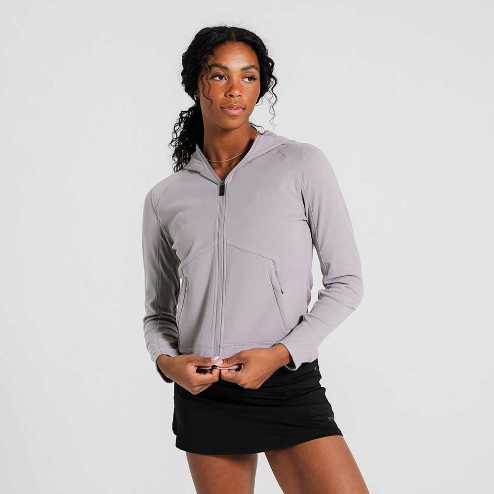 Pickleball erne Inwood Full Zip Hooded Jacket Jet Black