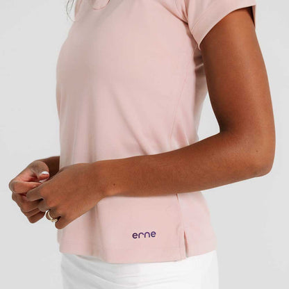 Pickleball  erne Aspen Performance Polo Pink Clay
