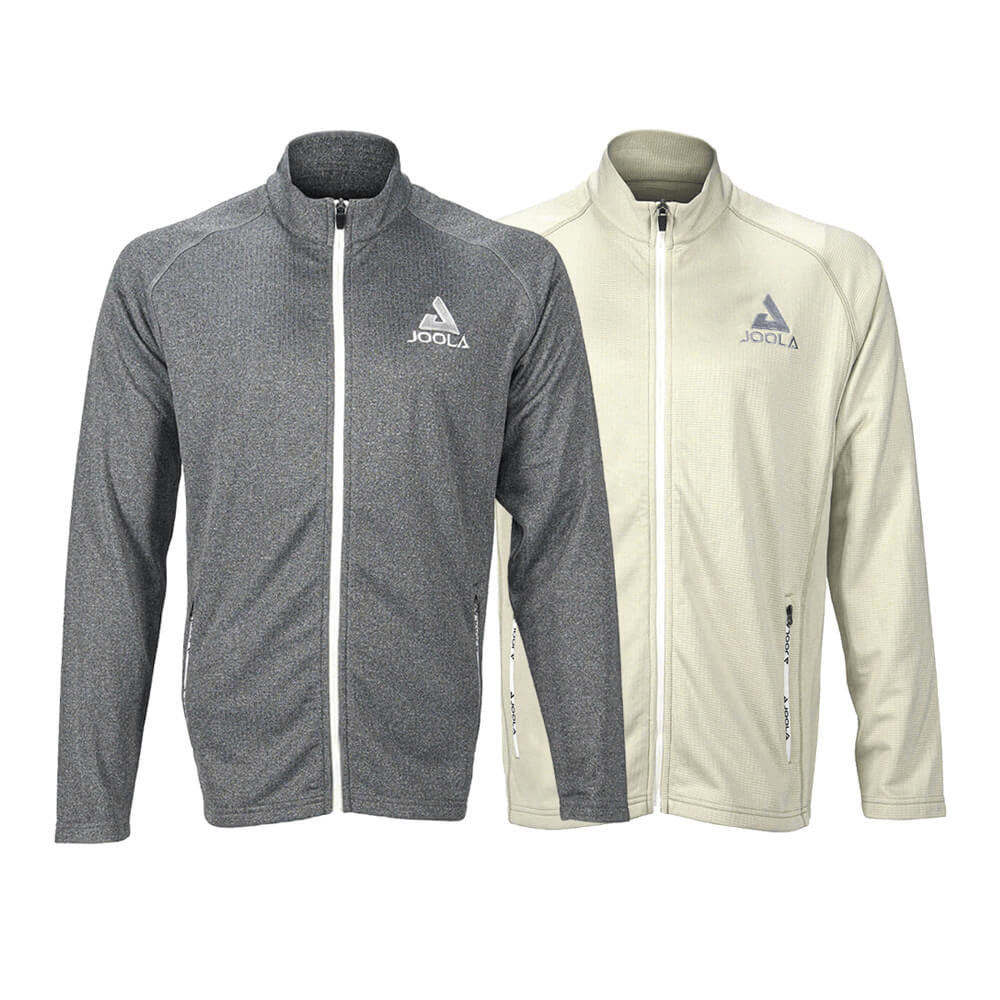Pickleball JOOLA Ben Johns Victory Full Zip Jacket Grey