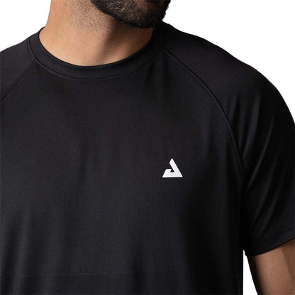 Pickleball JOOLA Court Short Sleeve Shirt Black