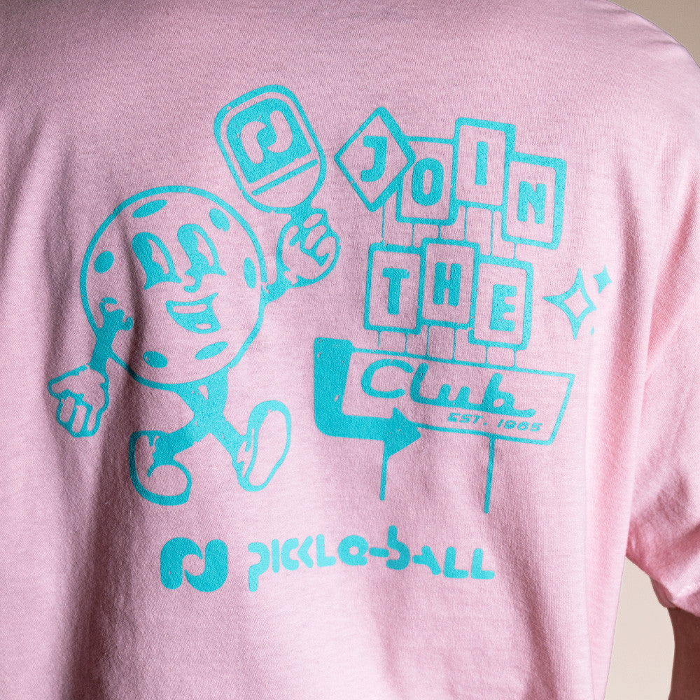 Pickleball Heritage Pickle-ball Join The Club Retro Ball Tee Natural