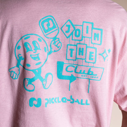 Pickleball Heritage Pickle-ball Join The Club Retro Ball Tee Natural