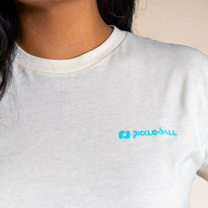 Pickleball Heritage Pickle-ball Join The Club Retro Ball Tee Natural