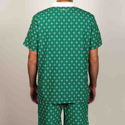 Pickleball Heritage Pickle-ball Logo Polo - Unisex Green/White