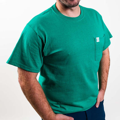 Pickleball Heritage Pickle-ball Essentials Pocket T-Shirt - Unisex Light Green