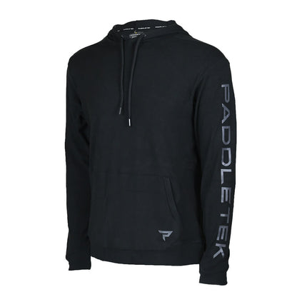 Pickleball Paddletek Performance Lightweight Hoodie - Unisex Black/Charcoal