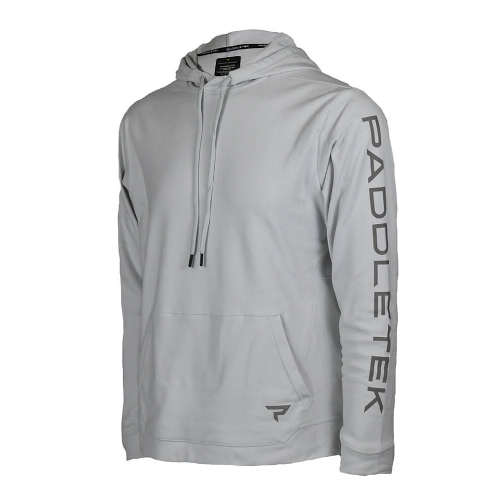 Pickleball Paddletek Performance Lightweight Hoodie - Unisex Black/Charcoal