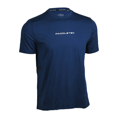 Pickleball Paddletek Performance Short Sleeve Tee Navy/White/Black