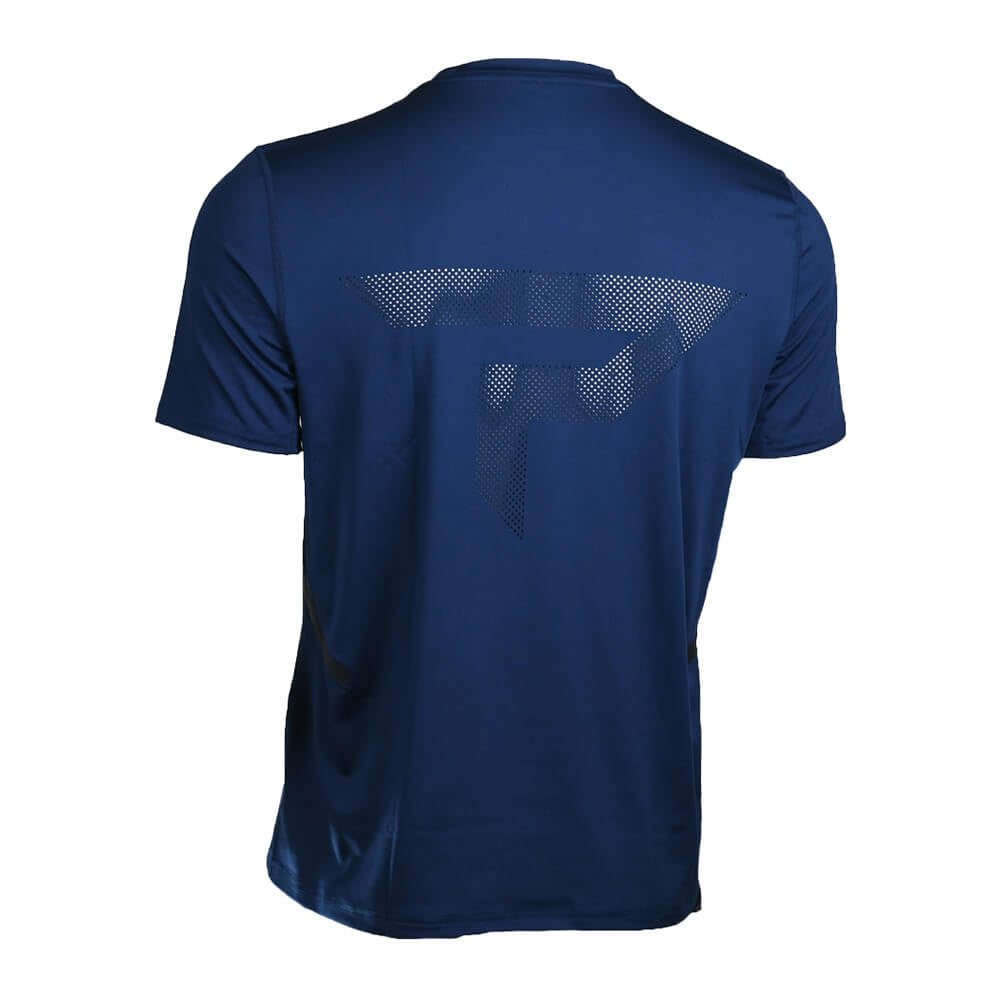 Pickleball Paddletek Performance Short Sleeve Tee Navy/White/Black