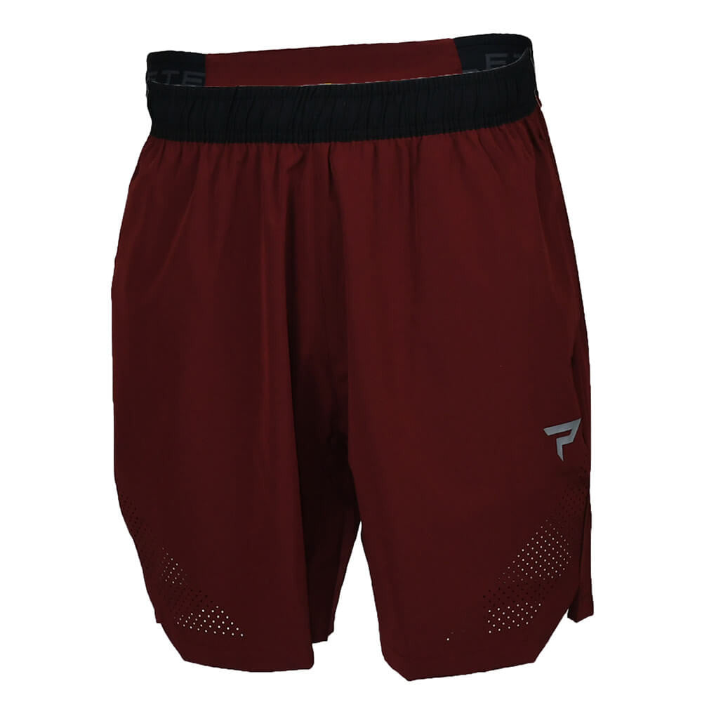 Pickleball Paddletek Performance 7" Shorts Pomegranate/Sleet