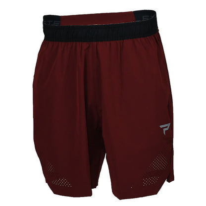 Pickleball Paddletek Performance 7" Shorts Pomegranate/Sleet