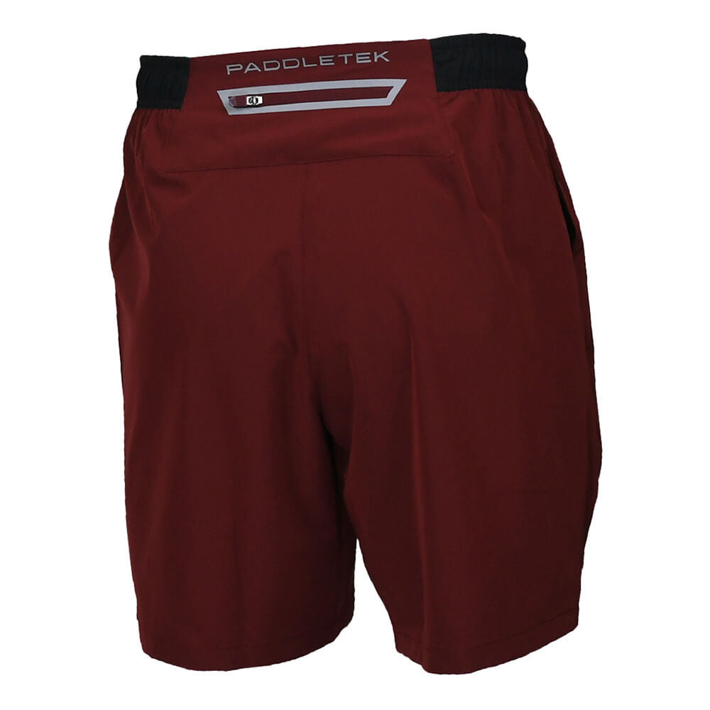 Pickleball Paddletek Performance 7" Shorts Pomegranate/Sleet