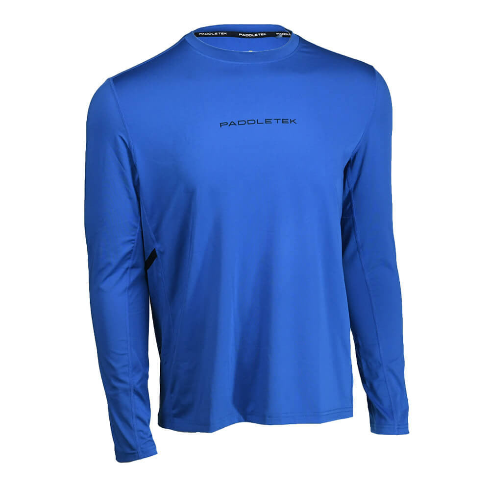 Pickleball Paddletek Performance Long Sleeve Tee Vallarta Blue/Navy