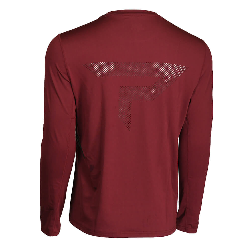 Pickleball Paddletek Performance Long Sleeve Tee Vallarta Blue/Navy
