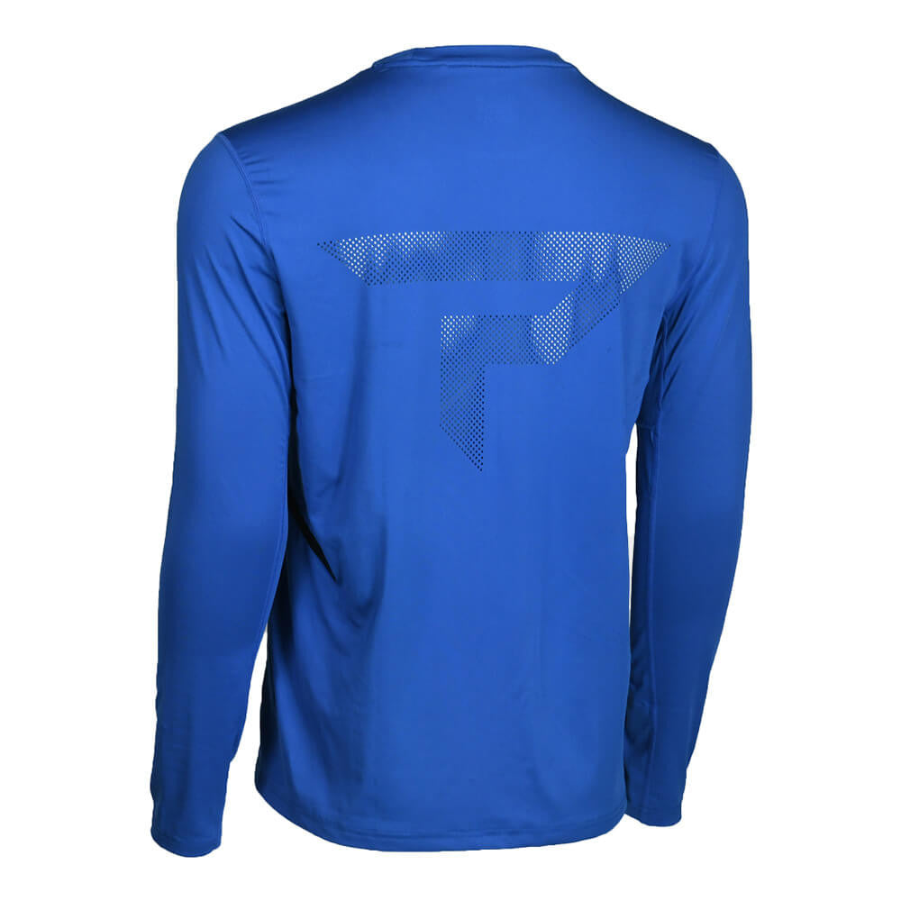 Pickleball Paddletek Performance Long Sleeve Tee Vallarta Blue/Navy