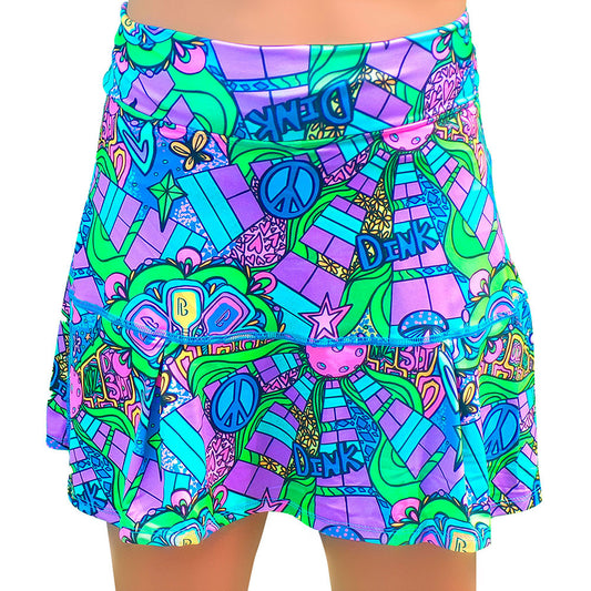 Pickleball Pickleball Bella Groovy Drop Pleat Skort