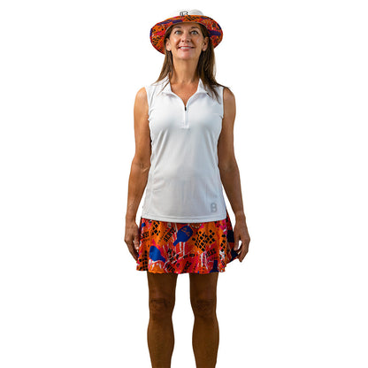 Pickleball Pickleball Bella Cactus Makes Perfect Drop Pleat Skort