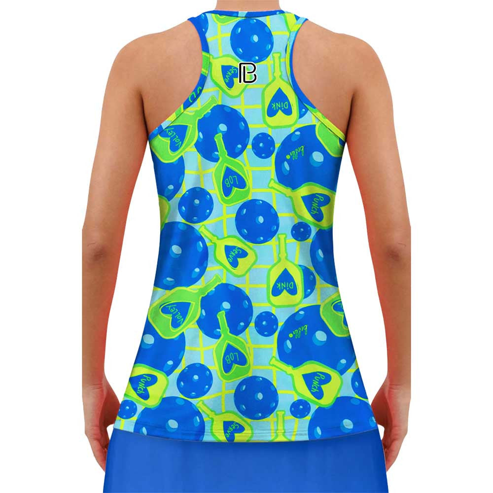 Pickleball Pickleball Bella Racerback Tank Black