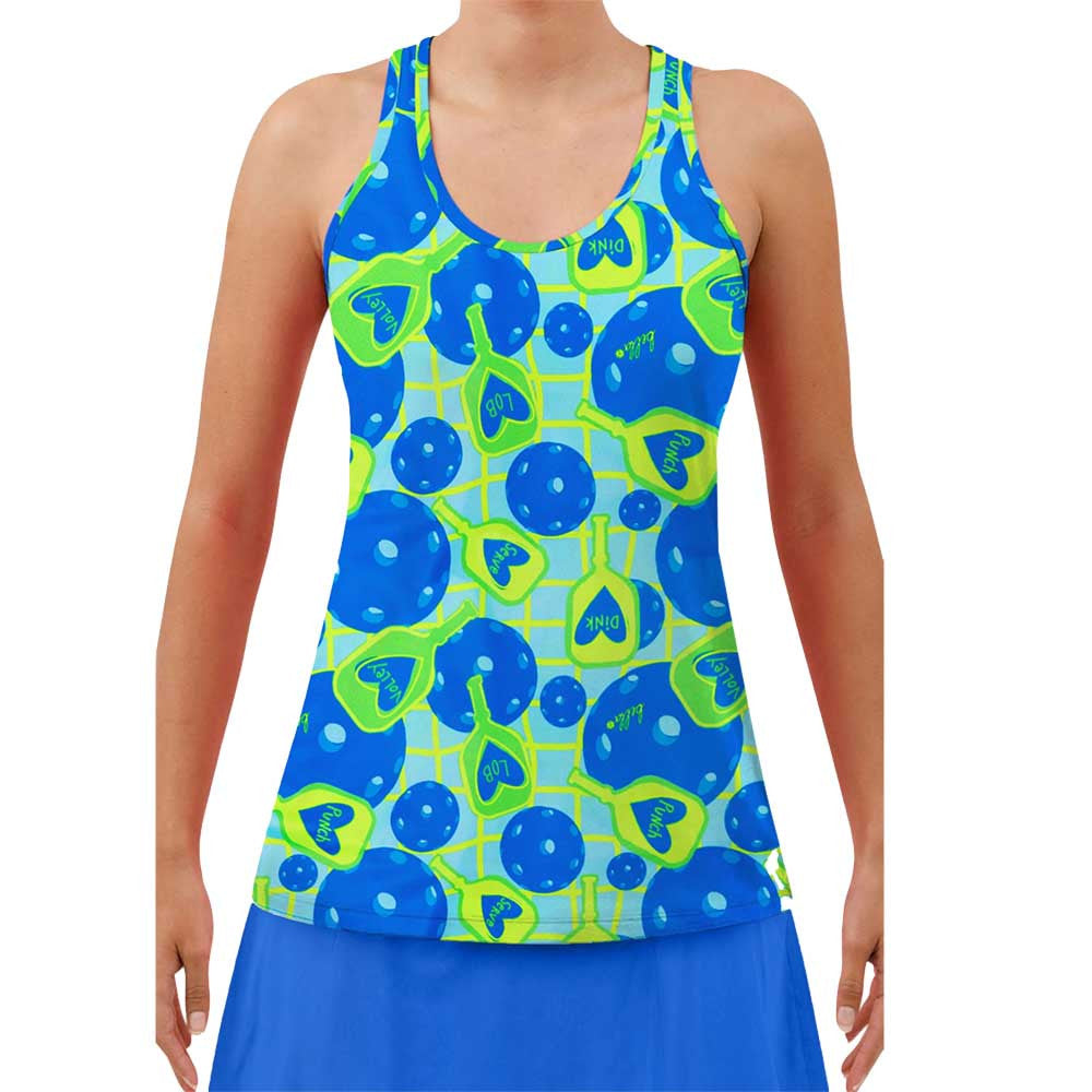 Pickleball Pickleball Bella Racerback Tank Black