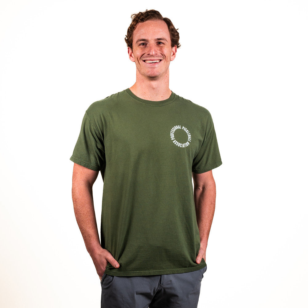 Pickleball PPa Tour Comfort Wash Tee - Unisex Anchor Slate