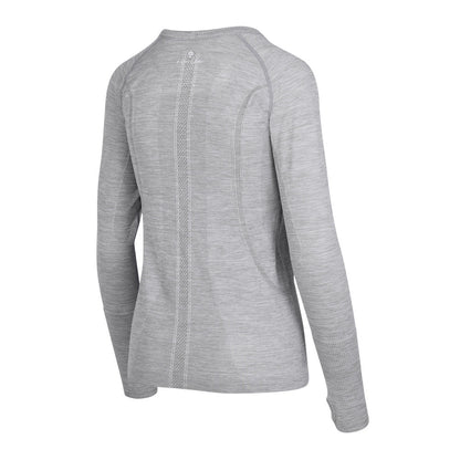 Pickleball AvaLee by Selkirk Fitted Long Sleeve Shirt Gray Sky Heather